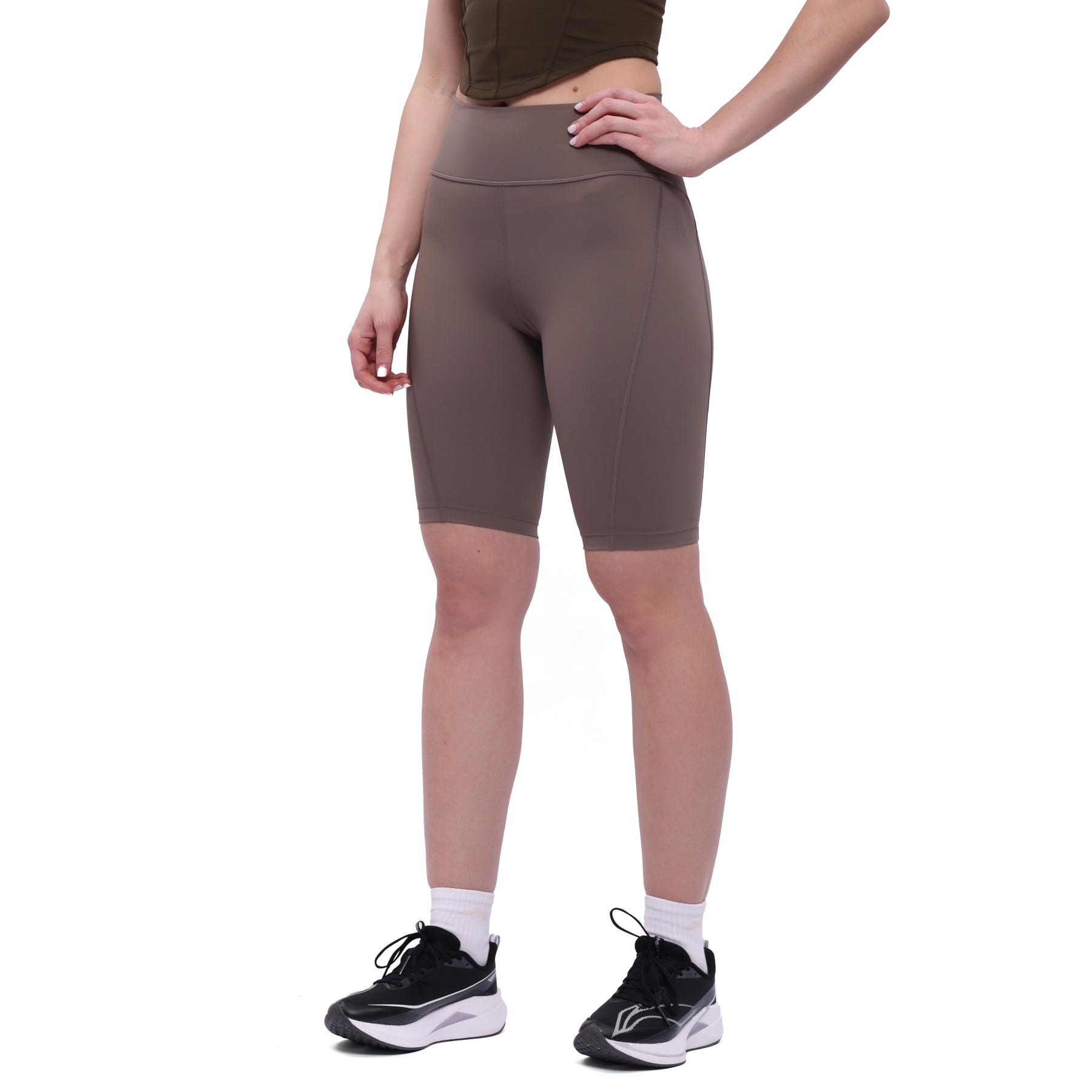 ANBV002-1 Велосипедки Yoga коричневый